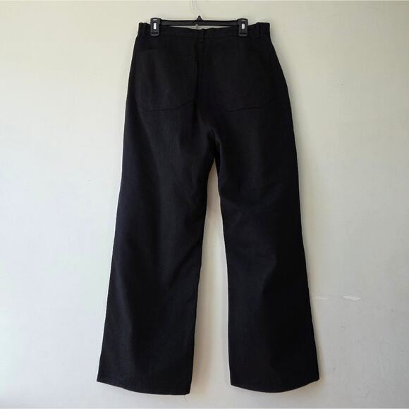 the Frankie Shop Drew Denim Pants in Black Large - Picture 3 of 7